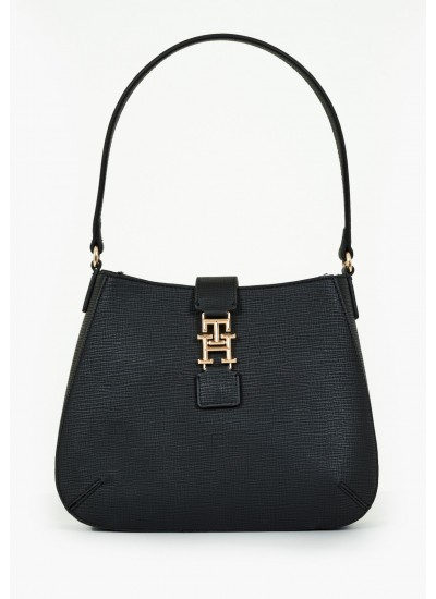Γυναικείες Τσάντες Th.Plush Μαύρο ECOleather Tommy Hilfiger