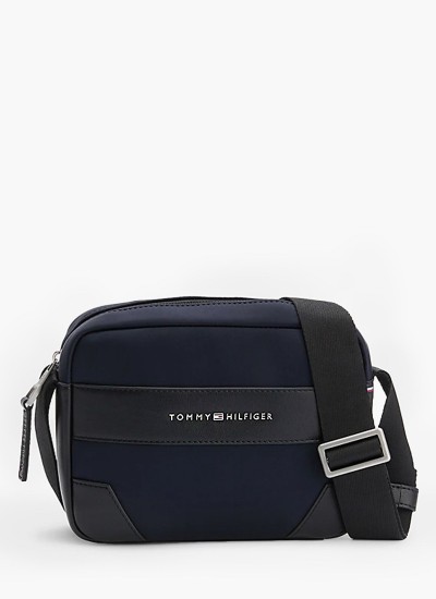 Men Bags Urban.Camera Blue Nylon Tommy Hilfiger