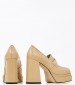 Women Pumps & Peeptoes High 2250.73401 Beige Leather Mortoglou