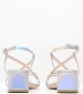 Women Sandals 2337.30105 Silver Patent Leather Mortoglou