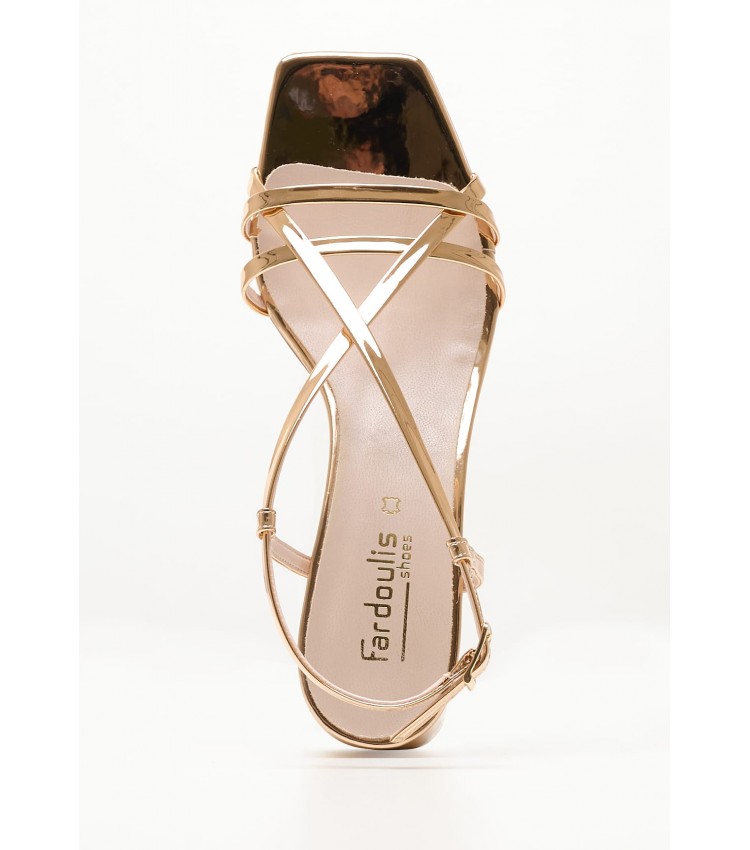 Women Sandals 2337.30105 Bronze Patent Leather Mortoglou