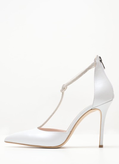 Γυναικείες Γόβες & Peeptoes Ψηλές TATIANA3 Χρυσό ECOleather Nine West