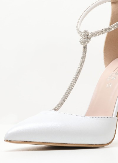 Γυναικείες Γόβες & Peeptoes Ψηλές TATIANA3 Χρυσό ECOleather Nine West