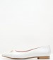 Women Moccasins 2343.10435 White Patent Leather Mortoglou