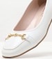 Women Moccasins 2343.10435 White Patent Leather Mortoglou