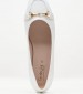 Women Moccasins 2343.10435 White Patent Leather Mortoglou