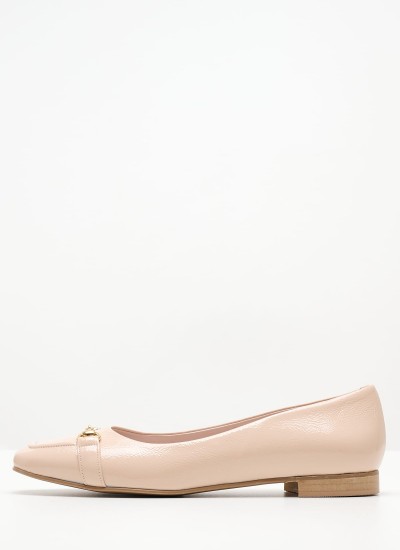 Women Platforms High 607.14 Gold Leather Mortoglou