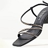 Women Sandals 2343.30104 Black Leather Mortoglou Women Sandals 2343.30104 Black Leather Mortoglou