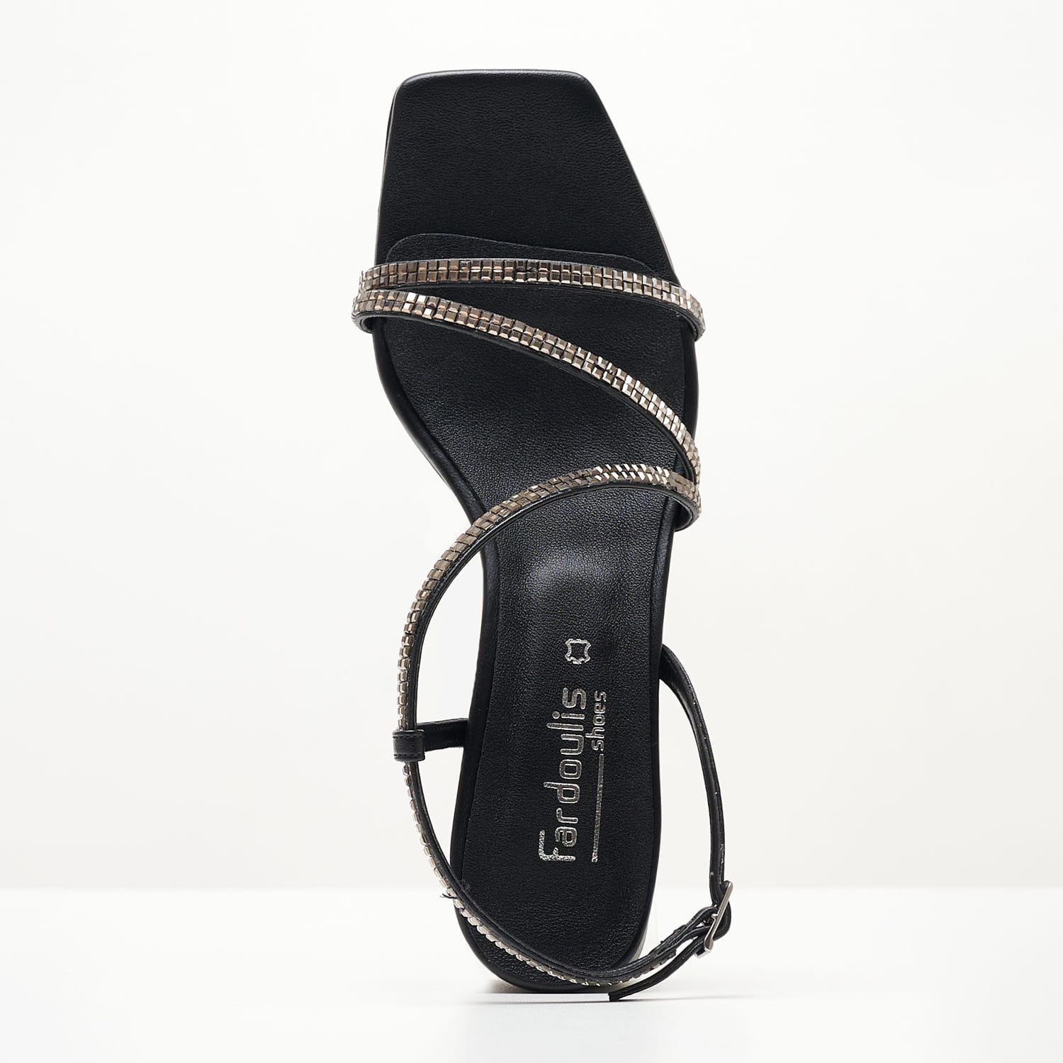 Women Sandals 2343.30104 Black Leather Mortoglou Women Sandals 2343.30104 Black Leather Mortoglou