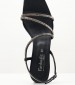 Women Sandals 2343.30104 Black Leather Mortoglou