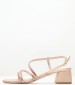 Women Sandals 2343.30104 Bronze Leather Mortoglou