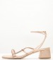 Women Sandals 2343.30106 Bronze Leather Mortoglou