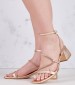 Women Sandals 2343.30106 Bronze Leather Mortoglou