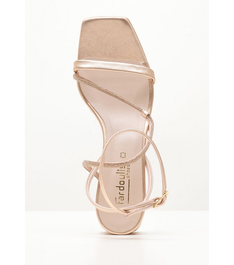 Women Sandals 2343.30106 Bronze Leather Mortoglou