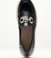 Women Moccasins 2344.12645 Black Patent Leather Mortoglou