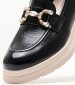 Women Moccasins 2344.12646 Black Patent Leather Mortoglou