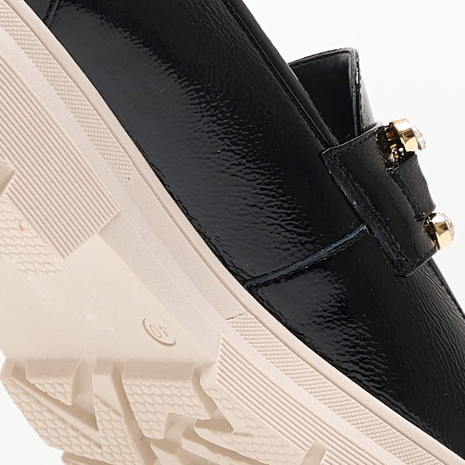 Women Moccasins 2344.12646 Black Patent Leather Mortoglou Women Moccasins 2344.12646 Black Patent Leather Mortoglou