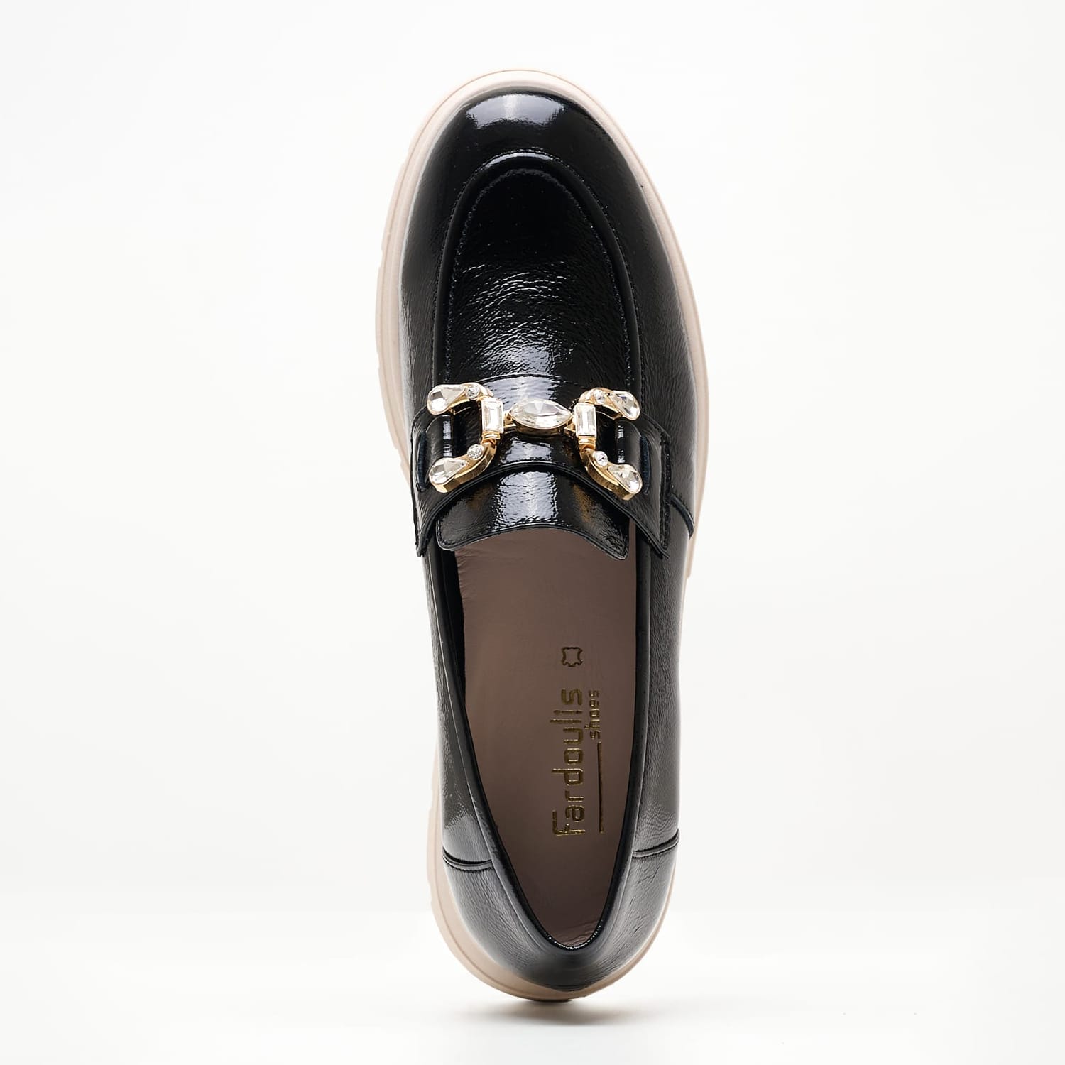Women Moccasins 2344.12646 Black Patent Leather Mortoglou Women Moccasins 2344.12646 Black Patent Leather Mortoglou
