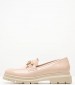 Women Moccasins 2344.12646 Nude Patent Leather Mortoglou