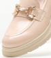 Women Moccasins 2344.12646 Nude Patent Leather Mortoglou