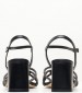 Women Sandals 2345.63505 Black Leather Mortoglou