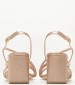 Women Sandals 2345.63518 Gold Leather Mortoglou