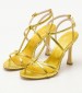 Women Sandals 2346.718448 Yellow Leather Mortoglou