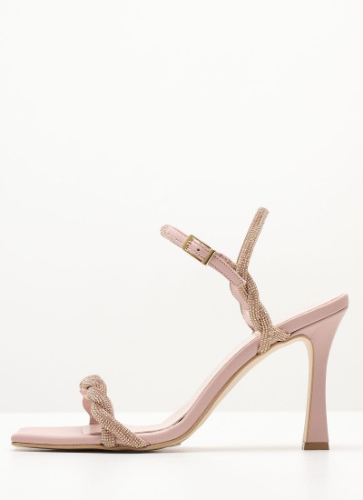 Γυναικείες Γόβες & Peeptoes Ψηλές TATIANA3 Χρυσό ECOleather Nine West
