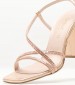 Women Sandals High 2347.83615 Bronze Leather Mortoglou