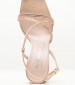 Women Sandals High 2347.83615 Bronze Leather Mortoglou