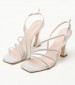 Women Sandals 2347.83619 Silver Leather Mortoglou