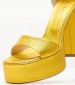 Women Sandals High 2348.74107 Yellow Leather Mortoglou