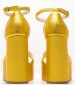 Women Sandals High 2348.74107 Yellow Leather Mortoglou