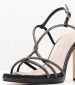 Women Sandals High 2348.83708 Black Leather Mortoglou