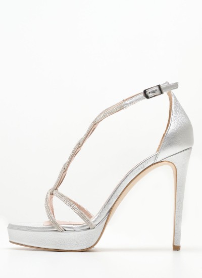Γυναικείες Γόβες & Peeptoes Ψηλές TATIANA3 Χρυσό ECOleather Nine West