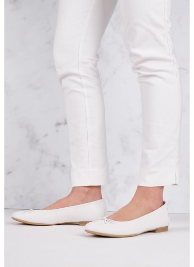 Women Casual Shoes Adams.Ari White Leather Pepe Jeans