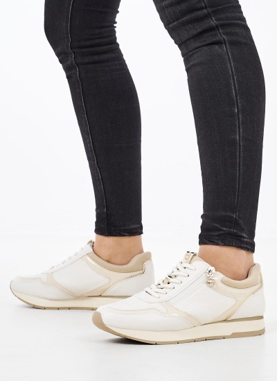 Γυναικεία Παπούτσια Casual 23603 Άσπρο ECOleather Tamaris