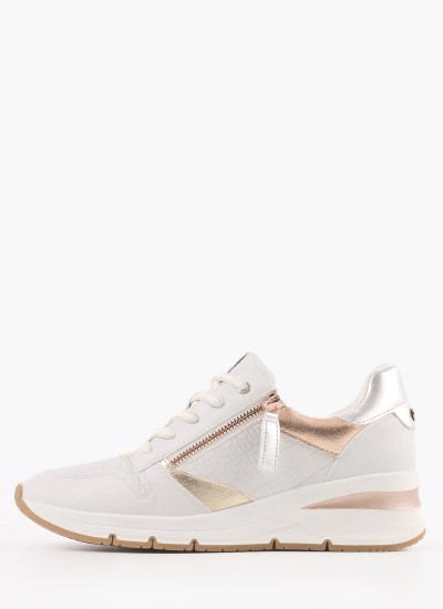 Γυναικεία Παπούτσια Casual 23702 Άσπρο ECOleather Tamaris