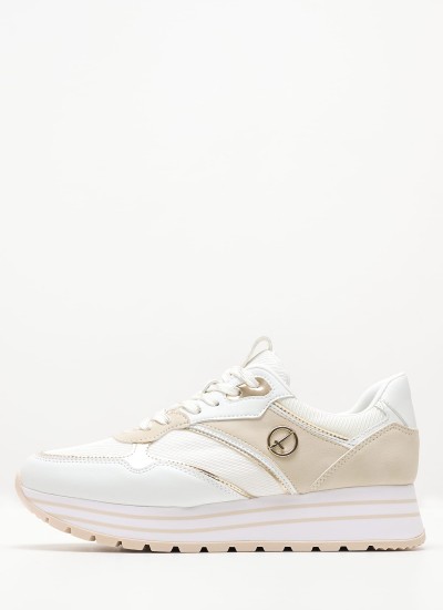 Γυναικεία Παπούτσια Casual 23706 Άσπρο ECOleather Tamaris