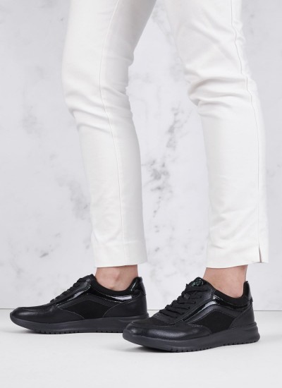 Γυναικεία Παπούτσια Casual 23746 Μαύρο ECOleather Tamaris