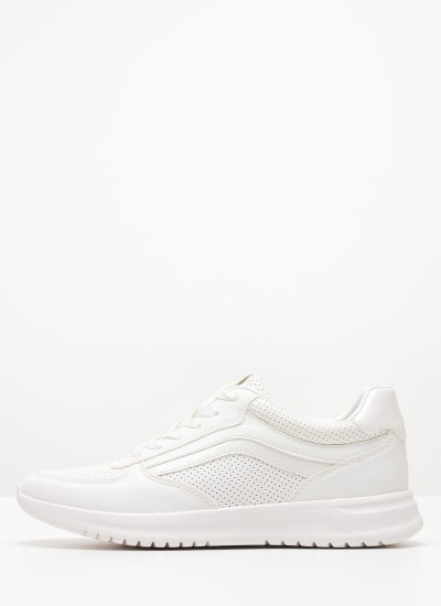 Γυναικεία Παπούτσια Casual 23746 Άσπρο ECOleather Tamaris