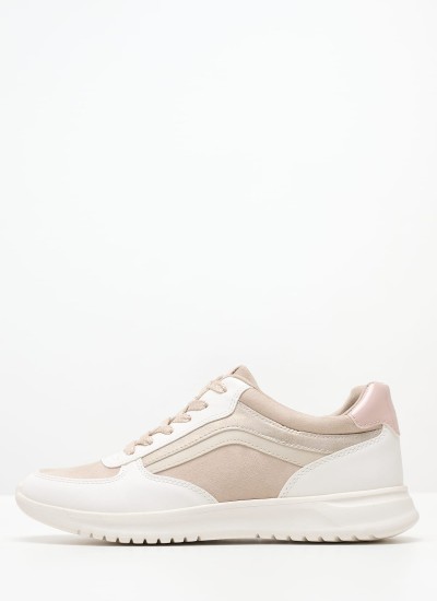 Γυναικεία Παπούτσια Casual 23746 Μπεζ ECOleather Tamaris