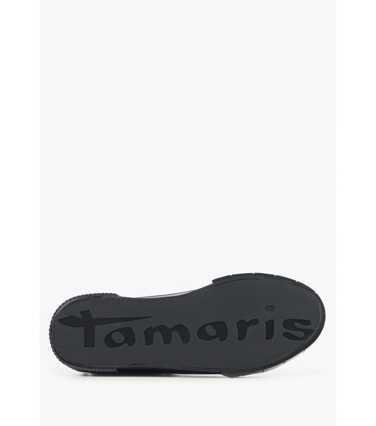 Women Casual Shoes 25212 Black Fabic Tamaris