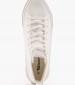 Women Casual Shoes 25212 White Fabic Tamaris