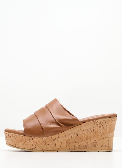 Γυναικεία Mules 27292 Ταμπά Δέρμα Tamaris