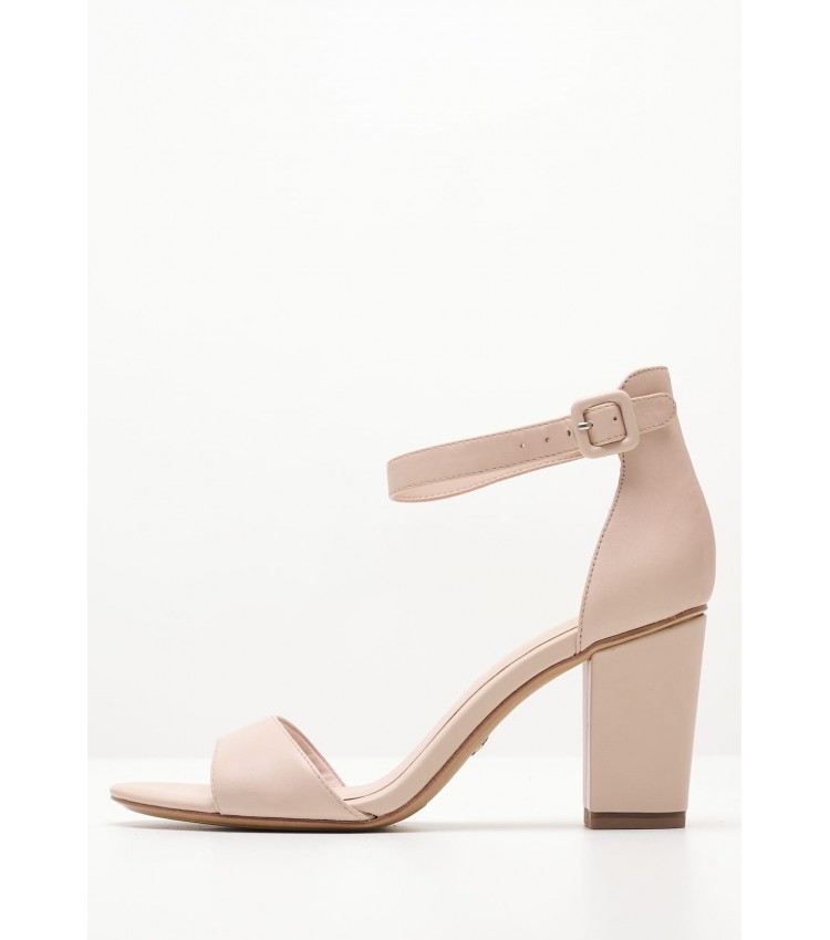 Women Sandals 28326 Nude Leather Tamaris