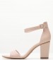 Women Sandals 28326 Nude Leather Tamaris