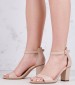 Women Sandals 28326 Nude Leather Tamaris