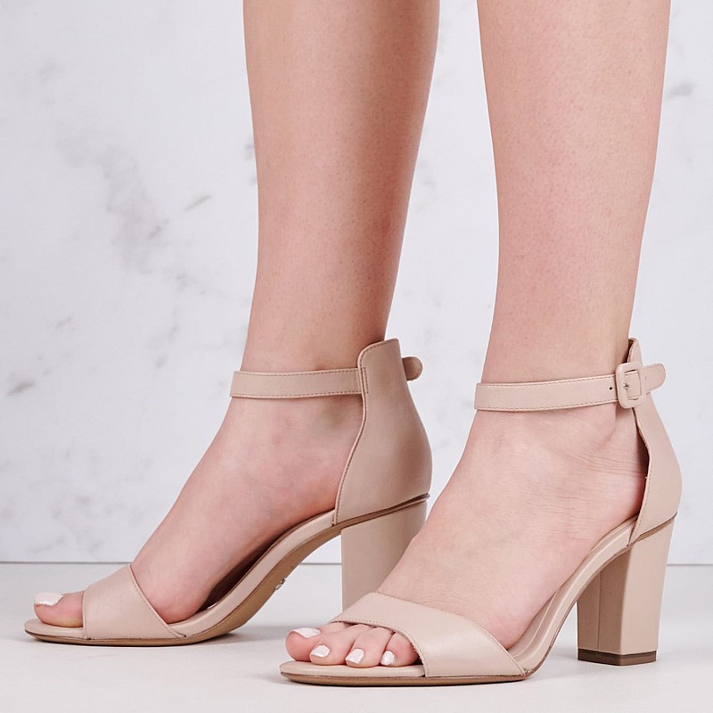Γυναικεία Πέδιλα 28326 Nude Δέρμα Tamaris