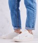 Γυναικεία Παπούτσια Casual Adams.Basic Άσπρο Δέρμα Pepe Jeans